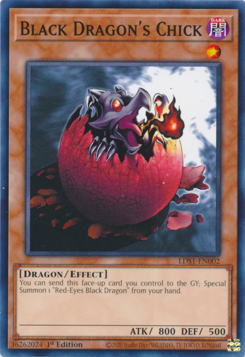 Black Dragon's Chick [LDS1-EN002] Common | Galactic Gamez