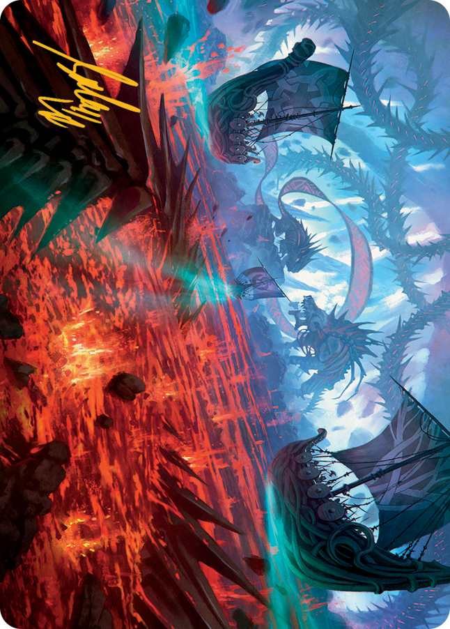 Invasion of Kaldheim Art Card (Gold-Stamped Signature) [March of the Machine Art Series] | Galactic Gamez