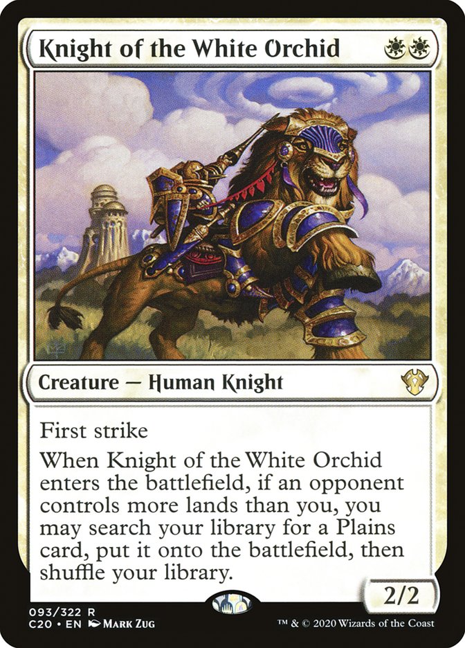 Knight of the White Orchid [Commander 2020] | Galactic Gamez