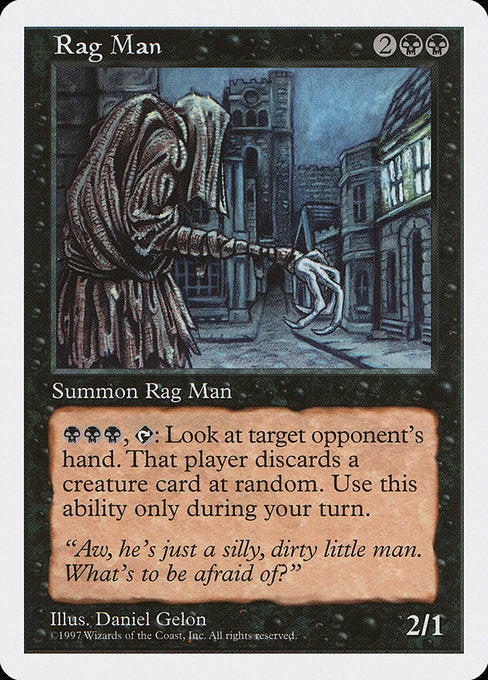 Rag Man [Fifth Edition] | Galactic Gamez