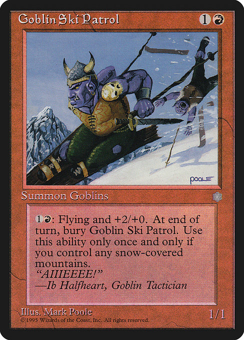 Goblin Ski Patrol [Ice Age] | Galactic Gamez