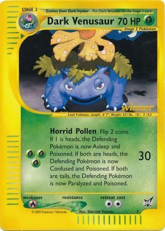 Dark Venusaur (7) (Jumbo Card) [Best of Promos] | Galactic Gamez