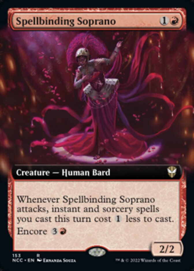 Spellbinding Soprano (Extended Art) [Streets of New Capenna Commander] | Galactic Gamez