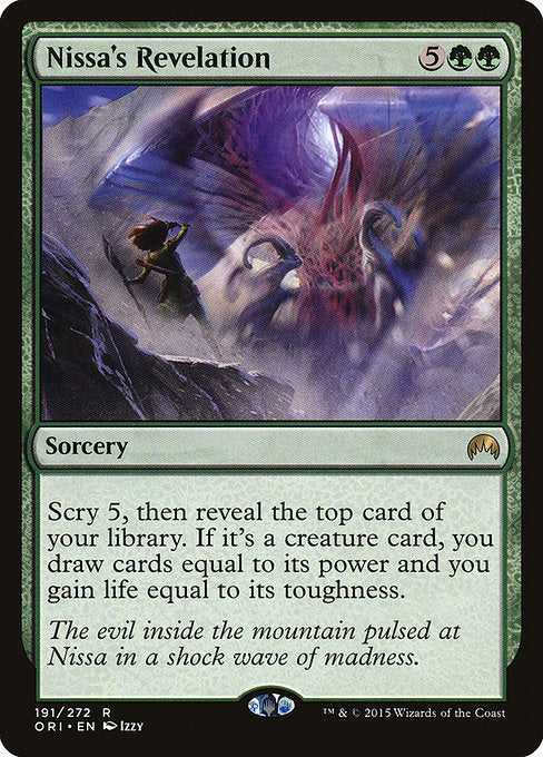 Nissa's Revelation [Magic Origins] | Galactic Gamez