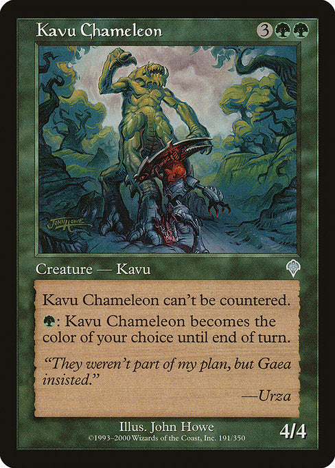 Kavu Chameleon [Invasion] | Galactic Gamez