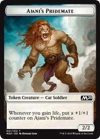 Ajani's Pridemate Token [Core Set 2020] | Galactic Gamez