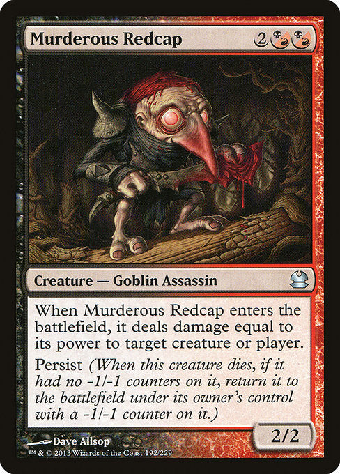 Murderous Redcap [Modern Masters] | Galactic Gamez