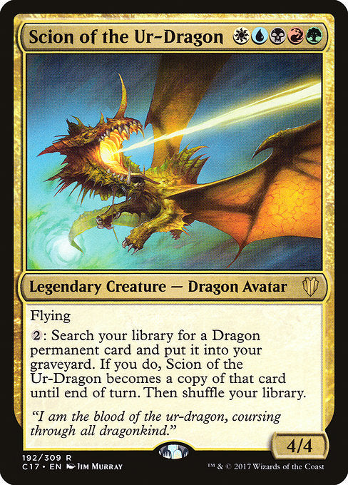 Scion of the Ur-Dragon [Commander 2017] | Galactic Gamez