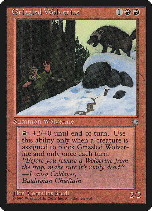 Grizzled Wolverine [Ice Age] | Galactic Gamez