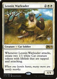 Leonin Warleader [Promo Pack: Core Set 2020] | Galactic Gamez