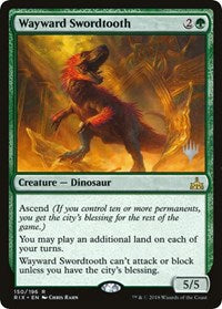 Wayward Swordtooth [Promo Pack: Core Set 2020] | Galactic Gamez