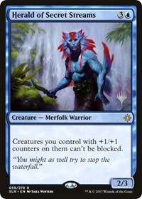 Herald of Secret Streams [Promo Pack: Core Set 2020] | Galactic Gamez