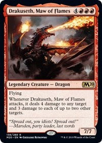 Drakuseth, Maw of Flames [Promo Pack: Core Set 2020] | Galactic Gamez