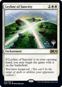 Leyline of Sanctity [Promo Pack: Core Set 2020] | Galactic Gamez