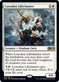 Loxodon Lifechanter [Promo Pack: Core Set 2020] | Galactic Gamez