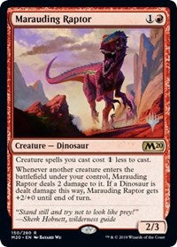 Marauding Raptor [Promo Pack: Core Set 2020] | Galactic Gamez