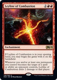 Leyline of Combustion [Promo Pack: Core Set 2020] | Galactic Gamez