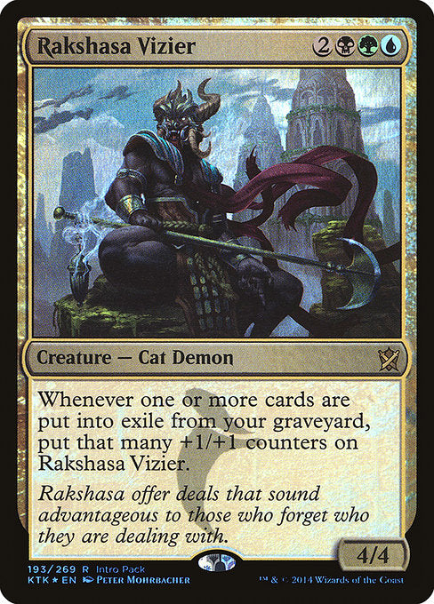 Rakshasa Vizier [Khans of Tarkir Promos] | Galactic Gamez