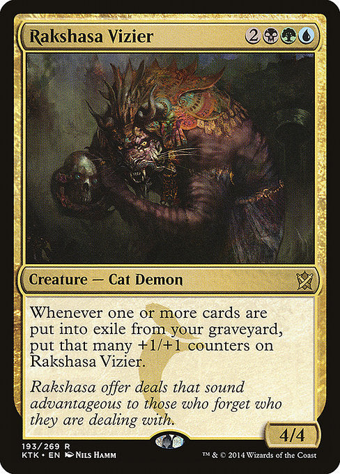 Rakshasa Vizier [Khans of Tarkir] | Galactic Gamez