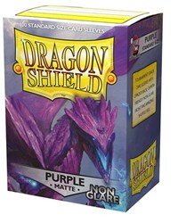 Dragon Shield Non-Glare Matte Purple Sleeves (100-Pack) | Galactic Gamez