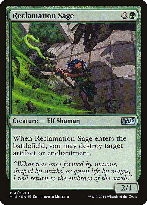 Reclamation Sage [Magic 2015] | Galactic Gamez