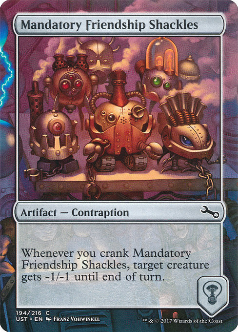 Mandatory Friendship Shackles [Unstable] | Galactic Gamez