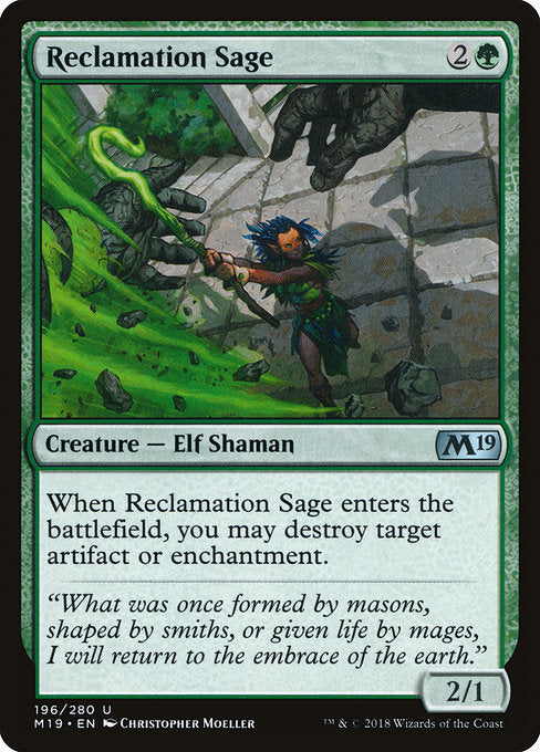 Reclamation Sage [Core Set 2019] | Galactic Gamez