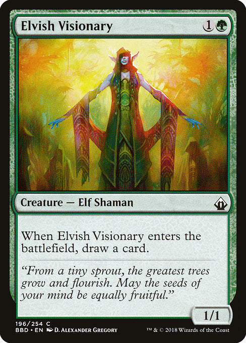 Elvish Visionary [Battlebond] | Galactic Gamez