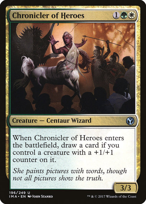 Chronicler of Heroes [Iconic Masters] | Galactic Gamez