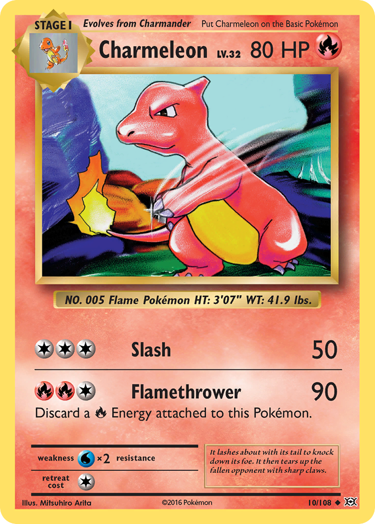 Charmeleon (10/108) [XY: Evolutions] | Galactic Gamez