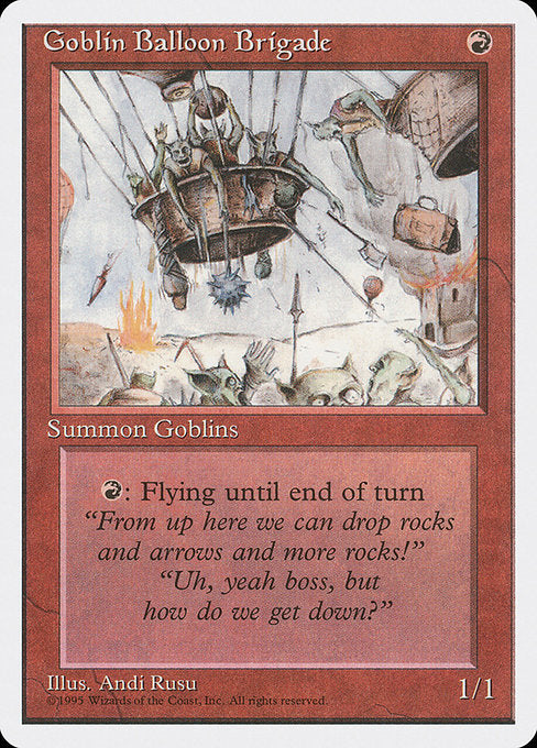 Goblin Balloon Brigade [Fourth Edition] | Galactic Gamez