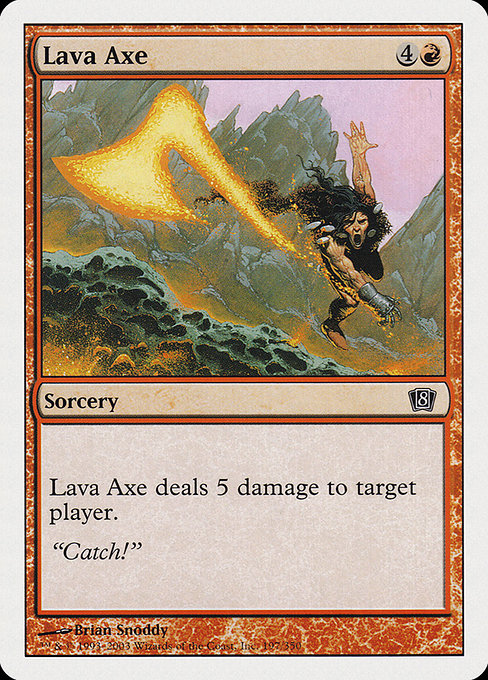 Lava Axe [Eighth Edition] | Galactic Gamez