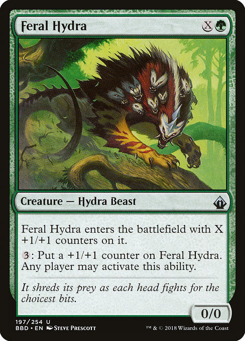 Feral Hydra [Battlebond] | Galactic Gamez