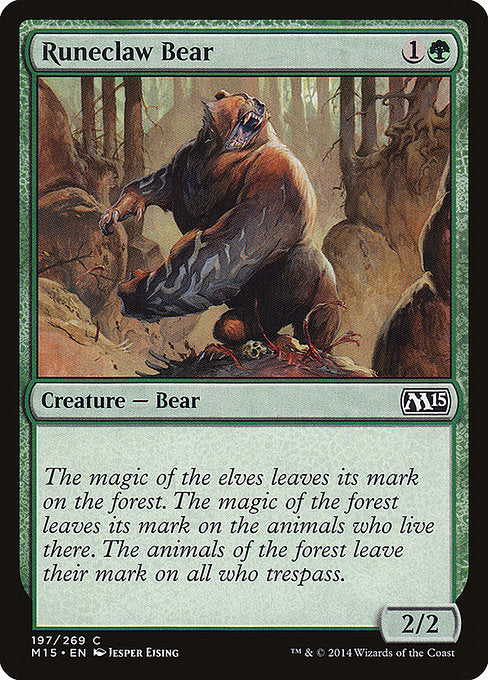 Runeclaw Bear [Magic 2015] | Galactic Gamez