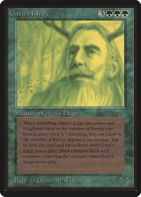 Gaea's Liege [Limited Edition Beta] | Galactic Gamez