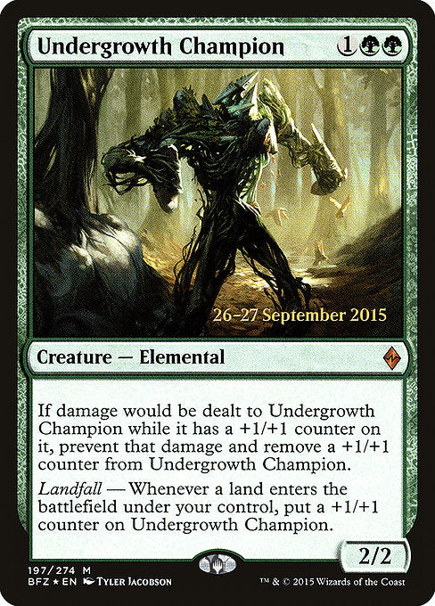 Undergrowth Champion [Battle for Zendikar Promos] | Galactic Gamez