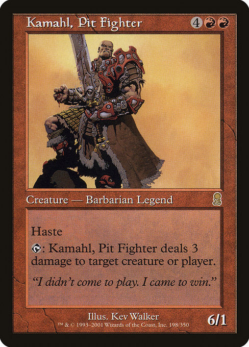 Kamahl, Pit Fighter [Odyssey] | Galactic Gamez