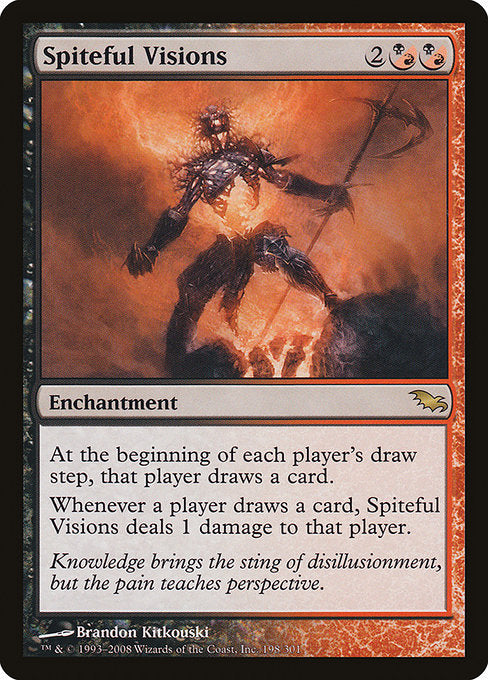 Spiteful Visions [Shadowmoor] | Galactic Gamez