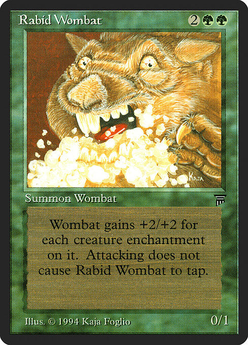 Rabid Wombat [Legends] | Galactic Gamez