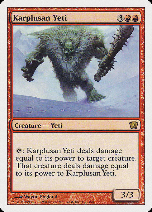Karplusan Yeti [Ninth Edition] | Galactic Gamez
