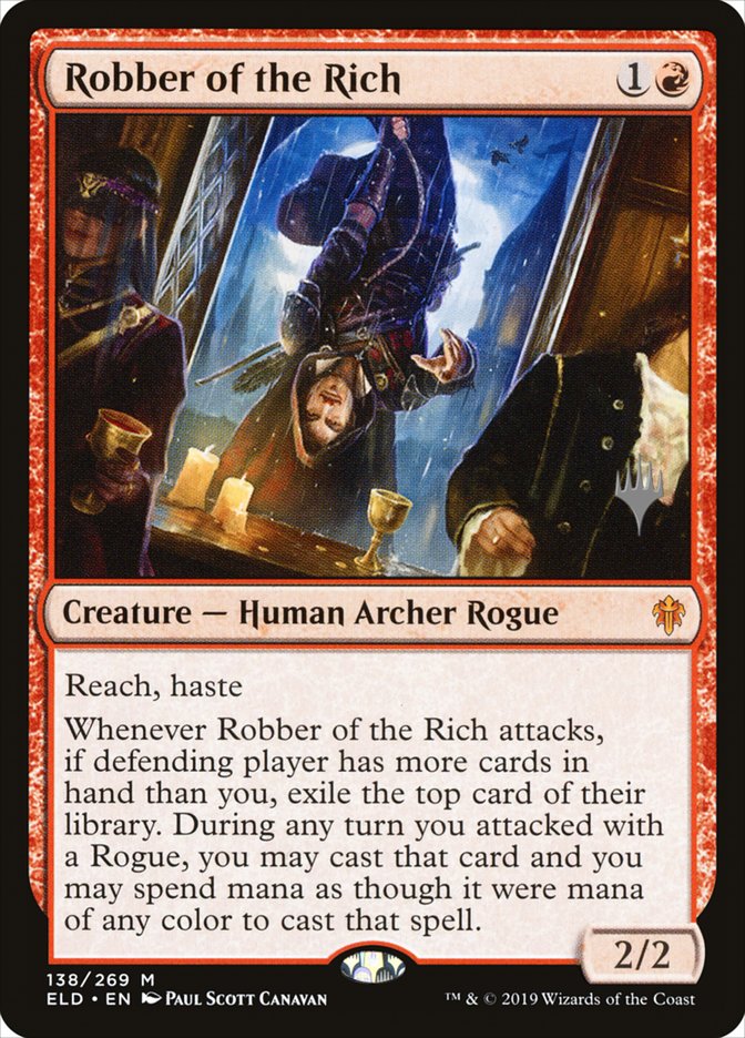 Robber of the Rich (Promo Pack) [Throne of Eldraine Promos] | Galactic Gamez