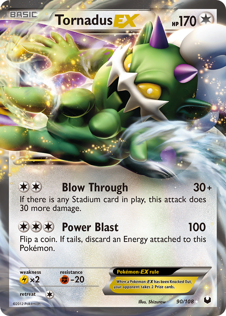 Tornadus EX (90/108) [Black & White: Dark Explorers] | Galactic Gamez