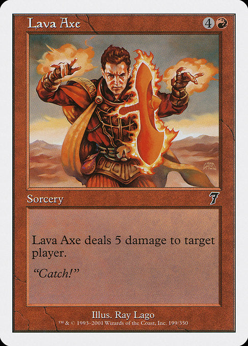 Lava Axe [Seventh Edition] | Galactic Gamez