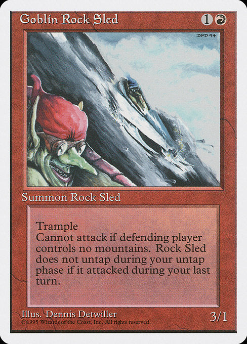 Goblin Rock Sled [Fourth Edition] | Galactic Gamez
