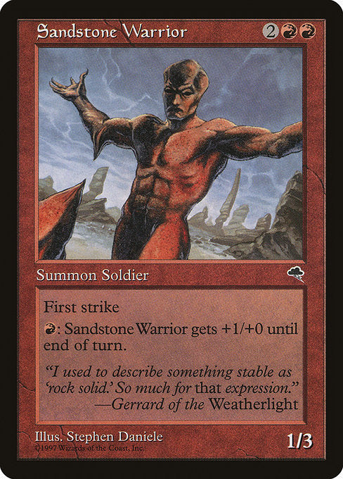 Sandstone Warrior [Tempest] | Galactic Gamez