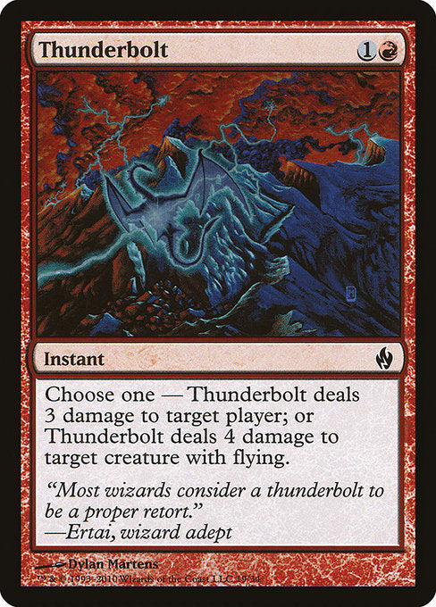 Thunderbolt [Premium Deck Series: Fire and Lightning] | Galactic Gamez