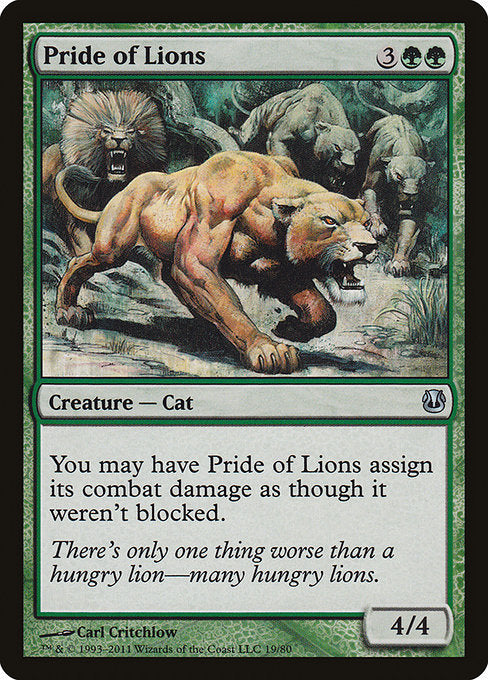 Pride of Lions [Duel Decks: Ajani vs. Nicol Bolas] | Galactic Gamez