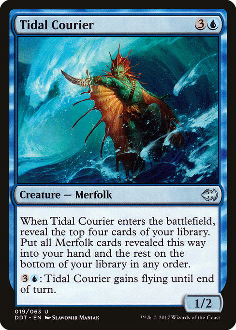 Tidal Courier [Duel Decks: Merfolk vs. Goblins] | Galactic Gamez