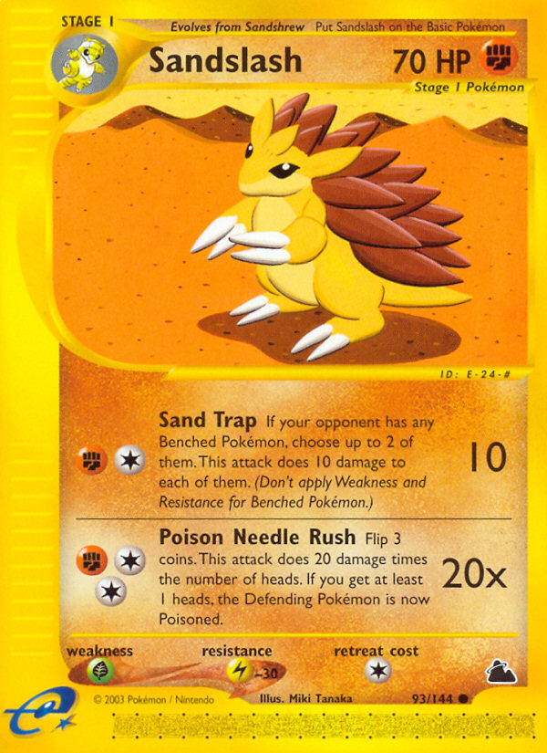 Sandslash (93/144) [Skyridge] | Galactic Gamez