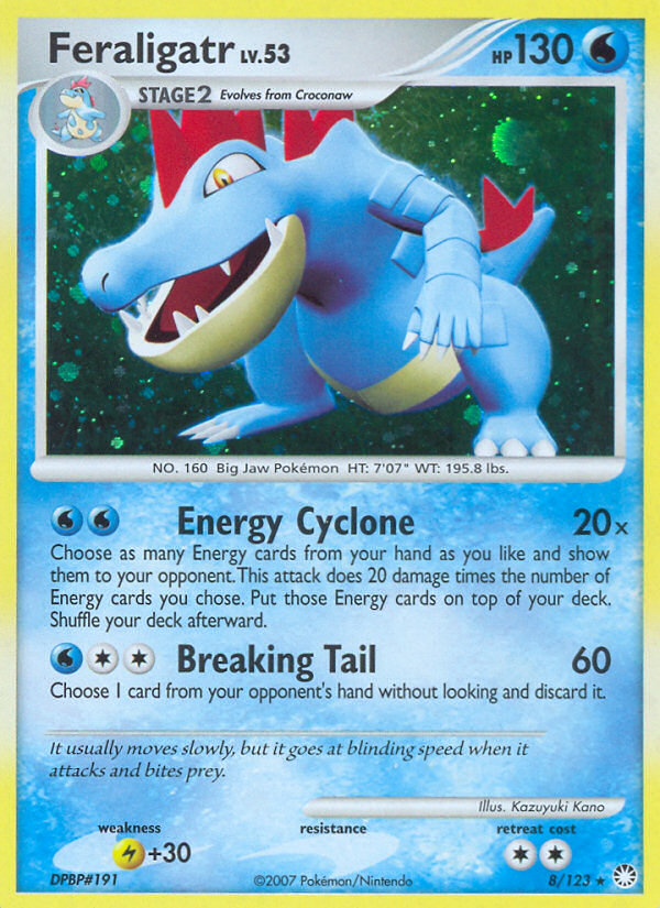 Feraligatr (8/123) [Diamond & Pearl: Mysterious Treasures] | Galactic Gamez